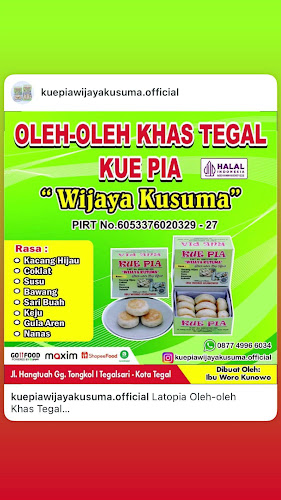 Kue Pia Wijaya Kusuma (Latopia Oleh-oleh Khas Tegal)