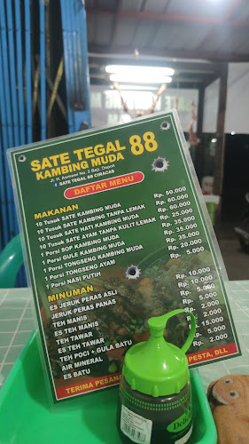 Sate Tegal 88 kambing muda 88 ciracas, Beji