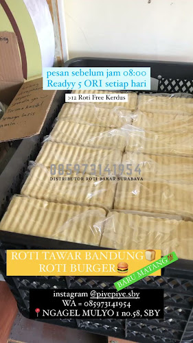 ROTI TAWAR BAKAR BANDUNG & ROTI BURGER & DESSERT BOX & BESEK BAMBU SURABAYA - Surabaya