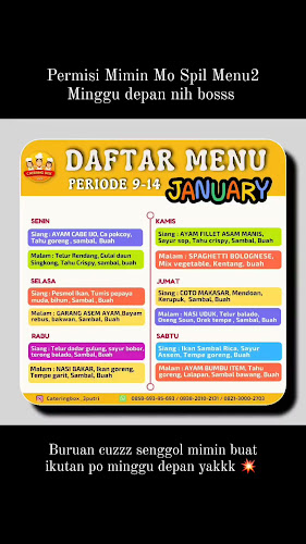 Catering Box 3 Putri Dapur Jogja Selatan