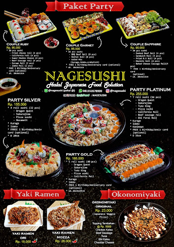 Makanan Jepang Halal Surabaya Nagesushi