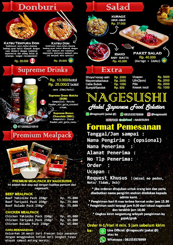 Opinii despre Makanan Jepang Halal Surabaya Nagesushi în Surabaya - Gastronomi dan perhotelan