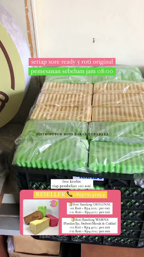 ROTI TAWAR BAKAR BANDUNG & ROTI BURGER & DESSERT BOX & BESEK BAMBU SURABAYA - Gastronomi dan perhotelan