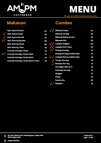 Opinii despre AMPM Coffee Bar în Kota Langsa - Gastronomi dan perhotelan