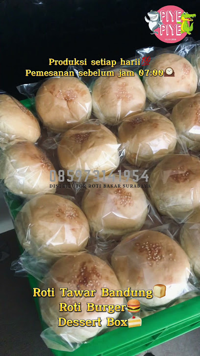 ROTI TAWAR BAKAR BANDUNG & ROTI BURGER & DESSERT BOX & BESEK BAMBU SURABAYA