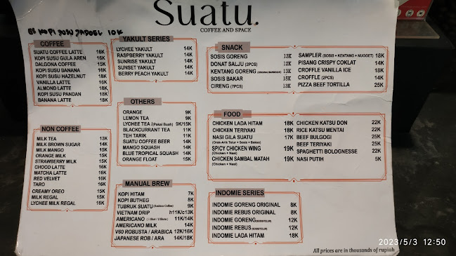 SUATUKOPI Coffee and Space - Gastronomi dan perhotelan