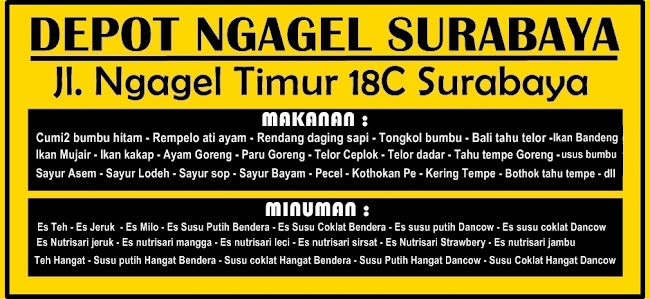 WARUNG BANYUWANGI | Jl.Ngagel Timur 18C - Surabaya