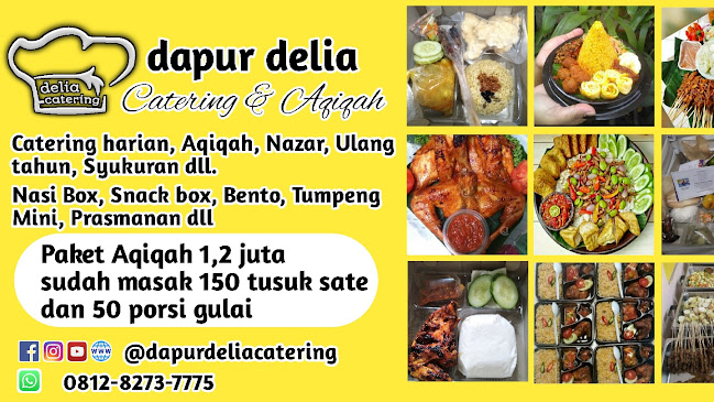 Dapur Delia catering dan aqiqah, Nasi Box, Snacks box, tumpeng mini, dll