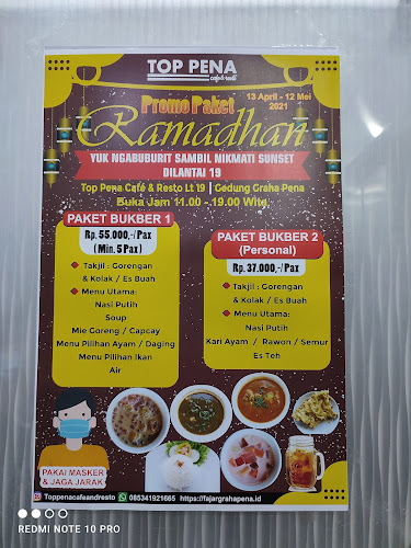 Opinii despre Top Pena Cafe & Resto în Kota Makassar - Gastronomi dan perhotelan