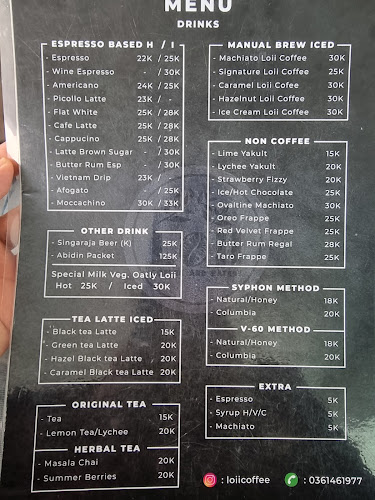 Opinii despre LOII Coffee în Kota Denpasar - Gastronomi dan perhotelan