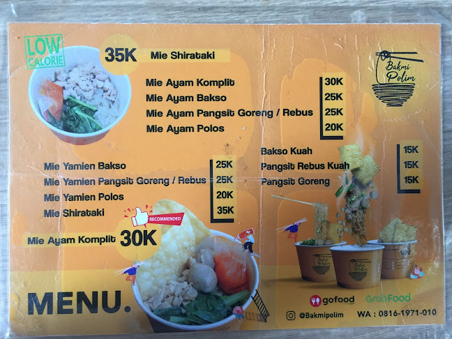 Opinii despre Bakmi Polim în Kota Tangerang Selatan - Gastronomi dan perhotelan