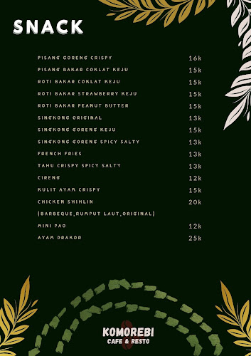 KOMOREBI CAFE & RESTO - Kota Depok