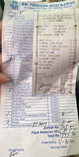 Rumah Makan Pindang Musi Rawas - Palembang