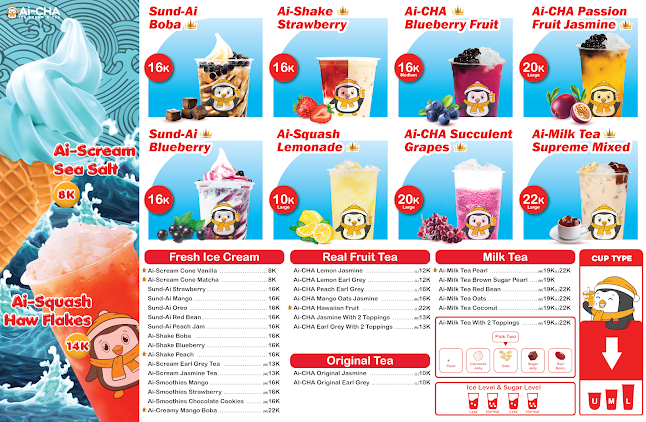 Aicha Ice Cream & Tea Madiun