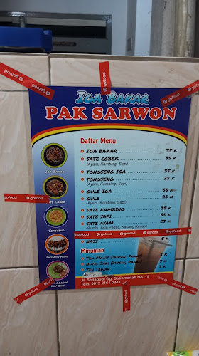 Iga Bakar Pak Sarwon - Gastronomi dan perhotelan