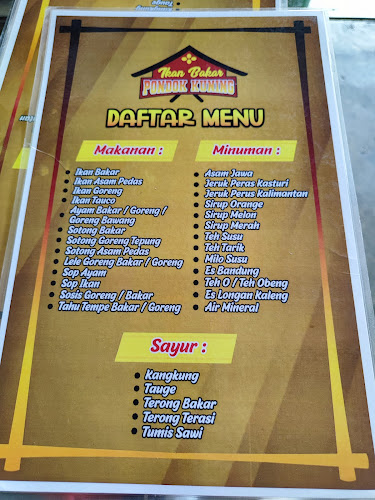 Ikan bakar pondok kuning