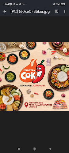 Penyetan cok The Park Sawangan - Gastronomi dan perhotelan