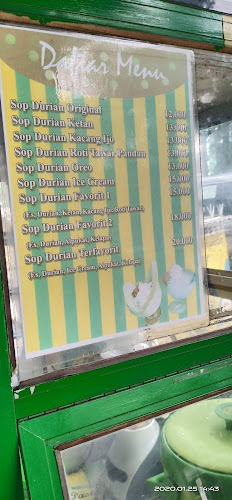 Sop Durian dan tauhu gejrot