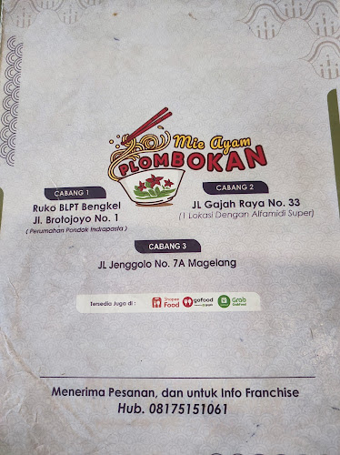 Mie Ayam Plombokan-Magelang - Gastronomi dan perhotelan