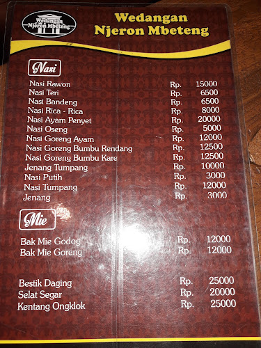 Opinii despre Daharan Njeron mbeteng în Kota Surakarta - Gastronomi dan perhotelan