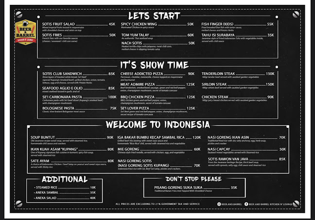 Beer and Barrel Kitchen n' Lounge