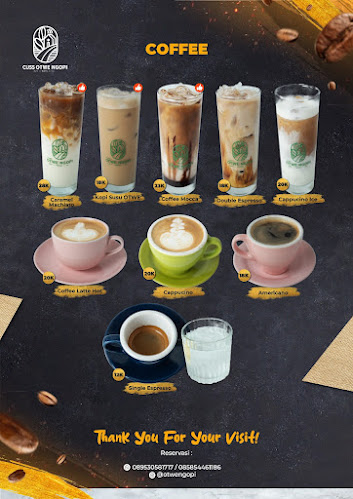 Cuss otwe ngopi - Gastronomi dan perhotelan