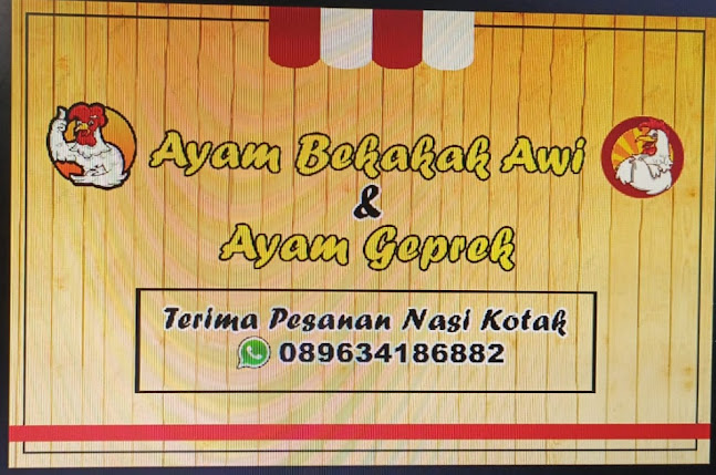 Ayam Bakar/bekakak dan geprek AWI