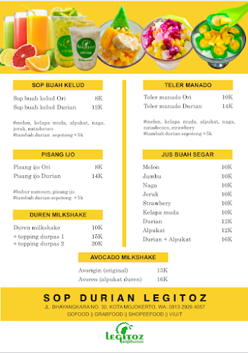 Opinii despre Sop Durian Legitoz în Kota Mojokerto - Gastronomi dan perhotelan