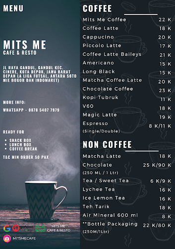 Opinii despre Mits Me Cafe & Resto în Kota Depok - Gastronomi dan perhotelan