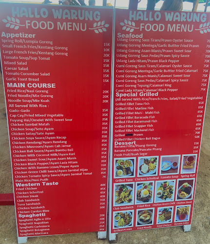 Hallo Warung - Gastronomi dan perhotelan