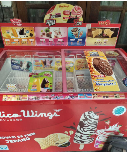 Ice Cream Glico Wings Surabaya