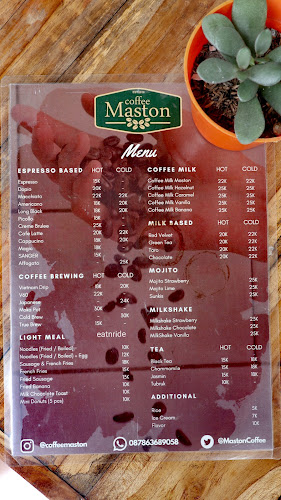 Opinii despre COFFEE MASTON în Kota Bandung - Gastronomi dan perhotelan