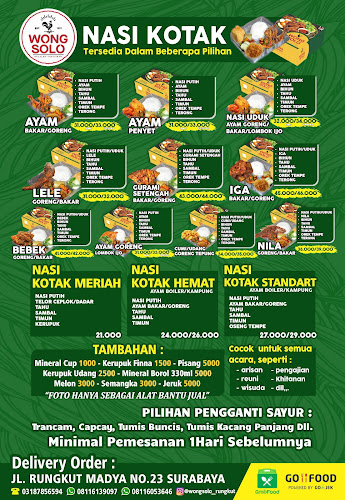 AYAM BAKAR WONG SOLO RUNGKUT MADYA