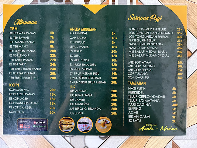 Medan Corner | Kuliner Aceh & Medan