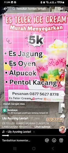 Es teler ice cream ketintang Jasuke