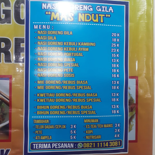 Opinii despre Nasi Goreng Gila în Kota Depok - Gastronomi dan perhotelan