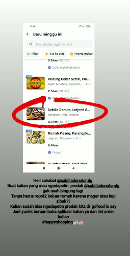 Sabilla Donuts - Gastronomi dan perhotelan