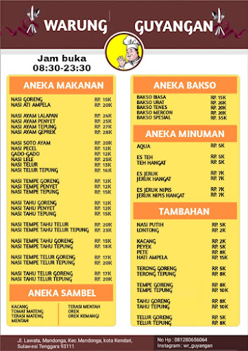 Warung Guyangan Lamongan Mas Kembar - Gastronomi dan perhotelan