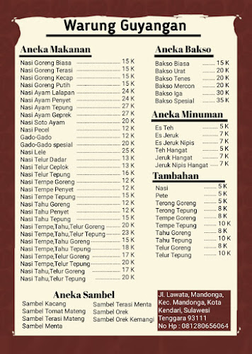 Warung Guyangan Lamongan Mas Kembar