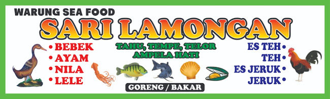 Warung seafood dan bebek goreng sari lamongan