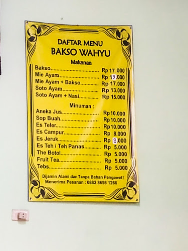 Bakso & Mie Ayam Wahyu - Kota Bandar Lampung