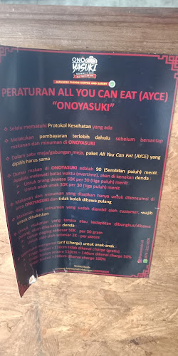 Opinii despre Onoyasuki. All you can eat Japanese fusion, coffee and Eatery în Kota Serang - Gastronomi dan perhotelan
