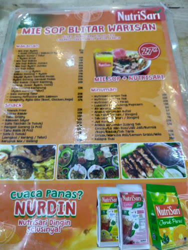 Mie SOP Blitar warisan sekip - Gastronomi dan perhotelan