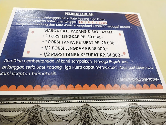 Sate Padang Tiga Putra