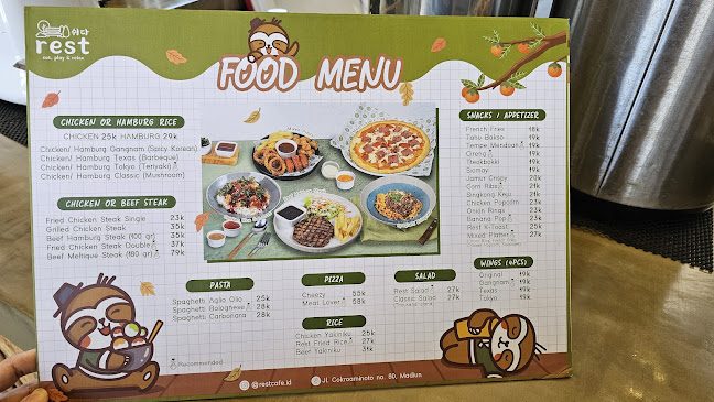 Rest Coffee Eat, Play & Relax