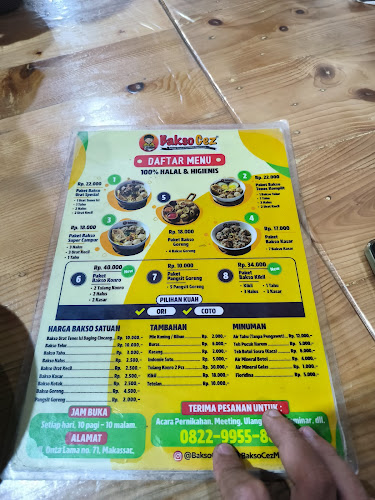 Comentarii opinii despre Bakso Cez Onta Lama