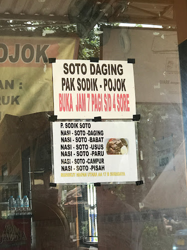 Soto Daging Pak Sodik - Gastronomi dan perhotelan