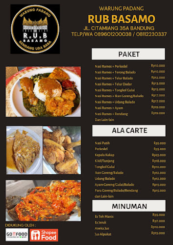 Warung Padang RUB Basamo (Spesial Kepala Kakap Bandung)
