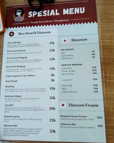 TUSUKI SATE SEAFOOD PALANGKARAYA