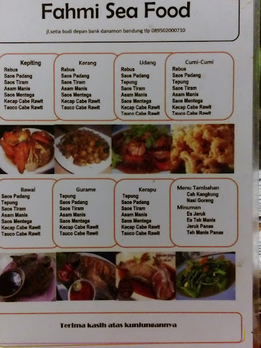 Opinii despre Fahmi Sea Food în Kota Bandung - Gastronomi dan perhotelan